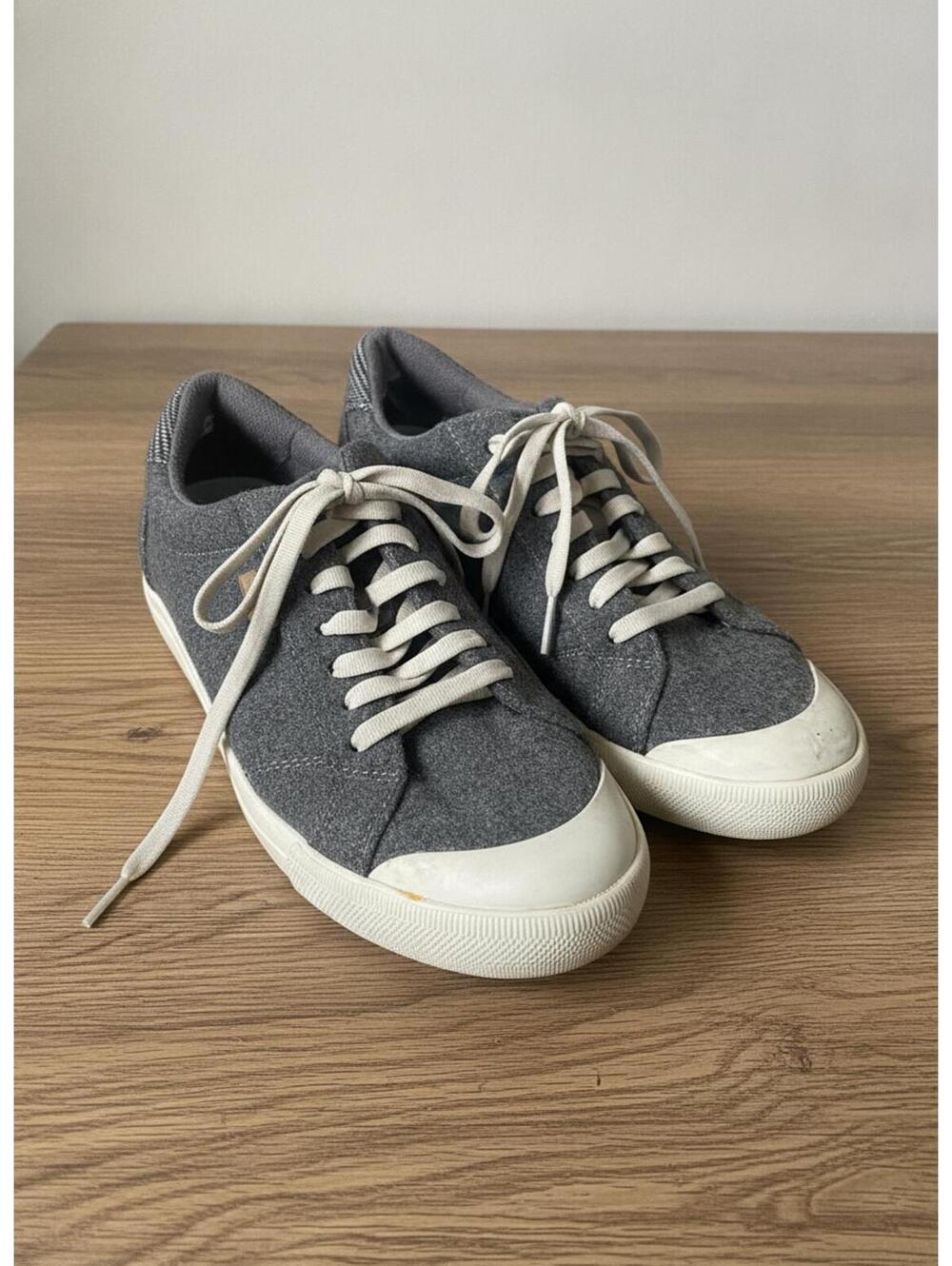 Dr. Scholl's normcore Canvas Lace Up Sneakers grey size 8
